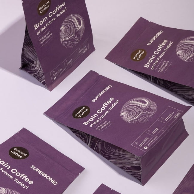 Supersonic Brain Coffee z adaptogenami instant 180g