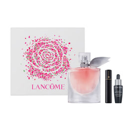 Lancome La Vie Est Belle zestaw woda perfumowana spray 50ml + Advanced Genifique Serum 10ml + Hypnose Mascara 2ml