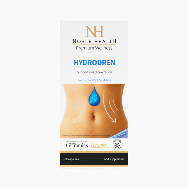 Noble Health Hydrodren suplement diety wspomagający usuwanie wody z organizmu 60 kapsułek