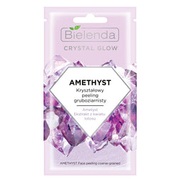 Bielenda Crystal Glow Amethyst kryształowy peeling gruboziarnisty 8g