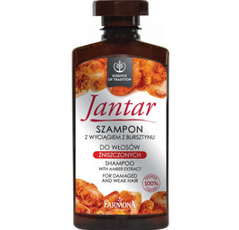 Farmona Jantar Moc Bursztynu szampon do włosów zniszczonych i osłabionych 330ml
