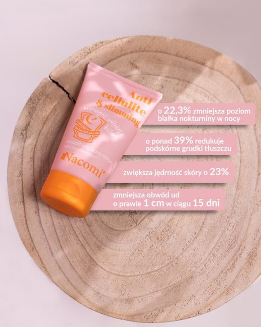 Nacomi Anticellulite & Slimming Smoothing Body Lotion wyszczuplający krem do ciała z Nocturshape 150ml