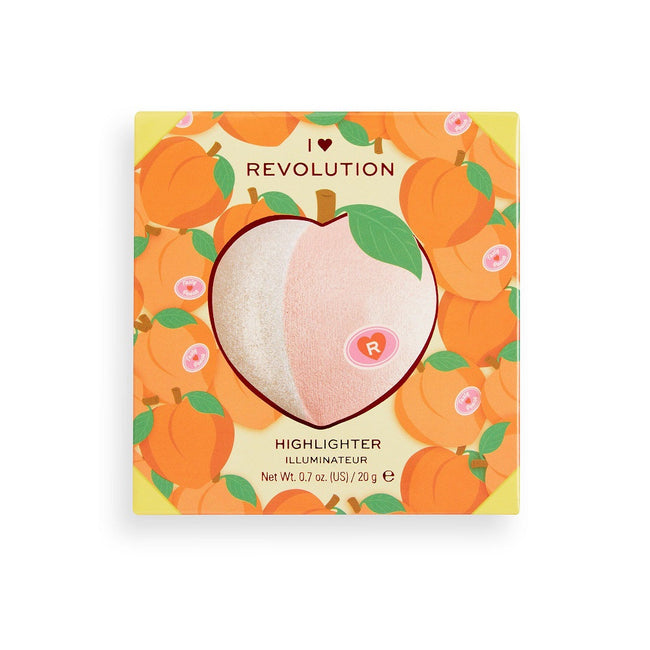 Makeup Revolution I Heart Revolution Tasty 3D Highlighter rozświetlacz do twarzy Peach 20g