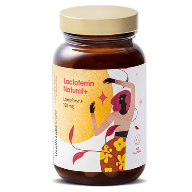 HealthLabs Lactoferrin Natural+ laktoferyna 150mg 30 kapsułek