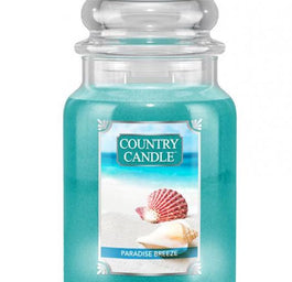 Country Candle Duża świeca zapachowa z dwoma knotami Paradise Breeze 680g