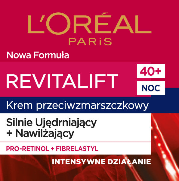 L'Oreal Paris Revitalift bogaty krem przeciwzmarszczkowy i silnie ujędrniający na noc 50ml