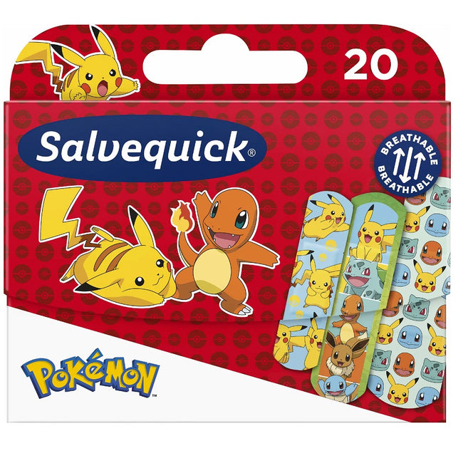 Salvequick Pokemon plastry dla dzieci 20szt.