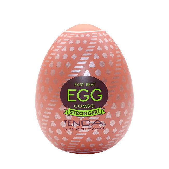 TENGA Easy Beat Egg Combo Stronger jednorazowy masturbator w kształcie jajka