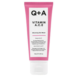 Q+A Vitamin A,C,E Warming Gel Mask rozgrzewająca maska do twarzy z witaminami 75ml
