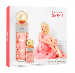 Saphir Vive La Femme zestaw woda perfumowana spray 200ml + woda perfumowana spray 25ml