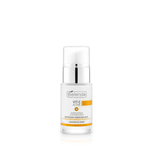 Bielenda Professional Vit-C Active kofeinowy krem pod oczy z kompleksem energetyzującym 6.5% 15ml