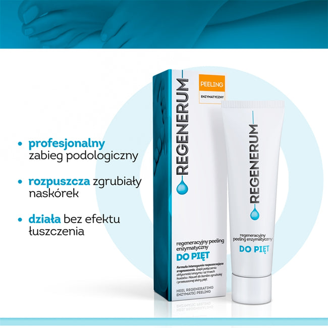 Regenerum Regeneracyjny peeling enzymatyczny do pięt 50ml