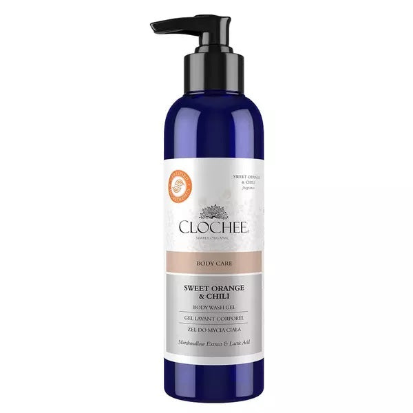 Clochee Simply Organic żel do mycia ciała Sweet Orange & Chili 250ml