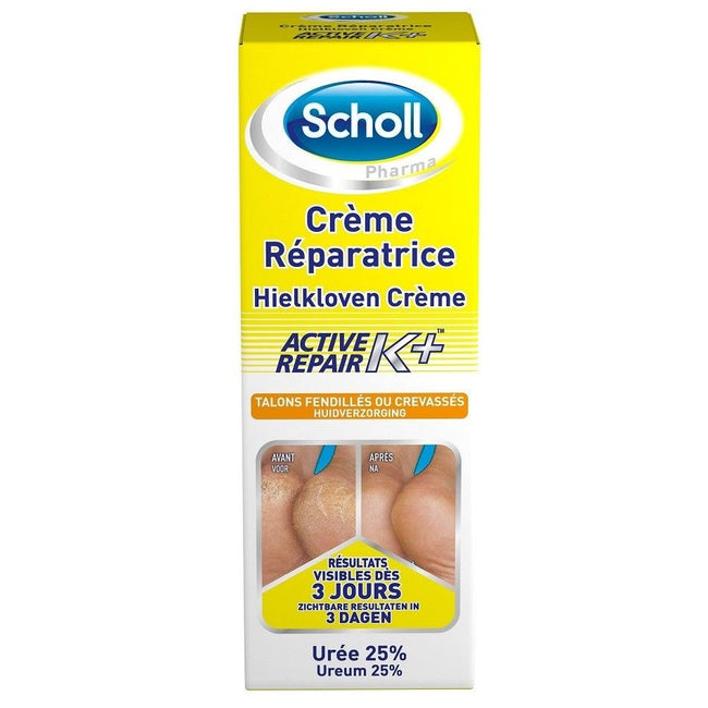 Scholl Cream Active Repair K+ Cracked Heels krem do stóp na popękane pięty 60ml