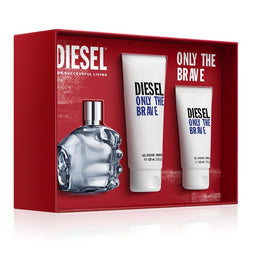 Diesel Only The Brave for Man zestaw woda toaletowa spray 75ml + żel pod prysznic 100ml + żel pod prysznic 50ml