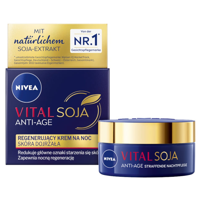 Nivea Vital Soja Anti-Age regenerujący krem na noc 50ml
