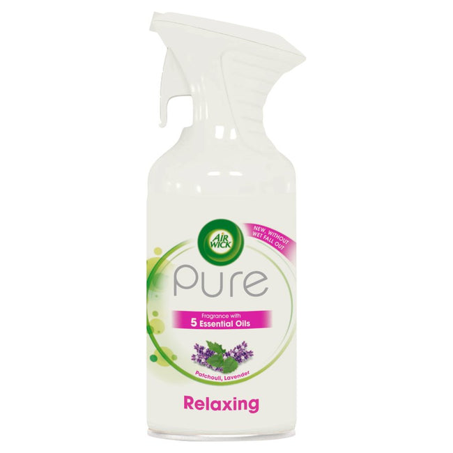 Air Wick Pure relaksujący odświeżacz powietrza Paczula i Lawenda 250ml