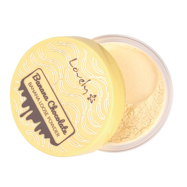 Lovely Banana Chocolate Loose Powder bananowo-czekoladowy puder sypki do twarzy 8g