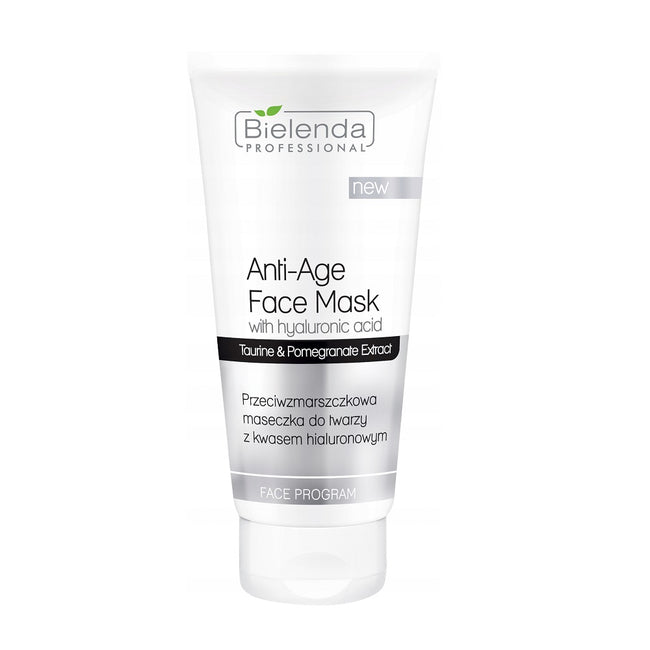 Bielenda Professional Anti-Age Face Mask przeciwzmarszczkowa maseczka do twarzy z kwasem hialuronowym 175ml