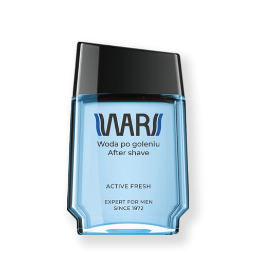 WARS Expert For Men Fresh zestaw woda po goleniu 90ml + mydło do golenia 80g