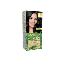 Marion Botanical szampon koloryzujący bez amoniaku 21 Intensywna Czerń 90ml