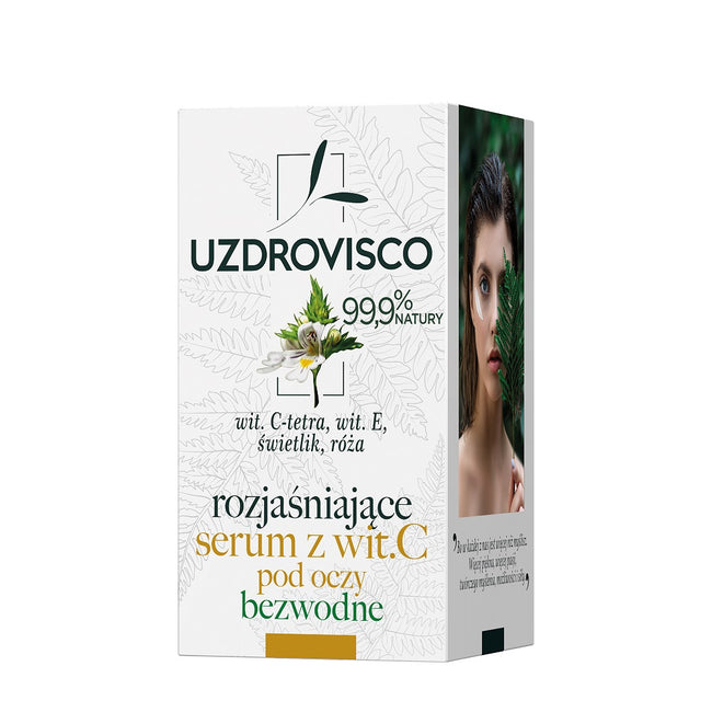UZDROVISCO Świetlik rozjaśniające serum z wit. C pod oczy bezwodne 15ml