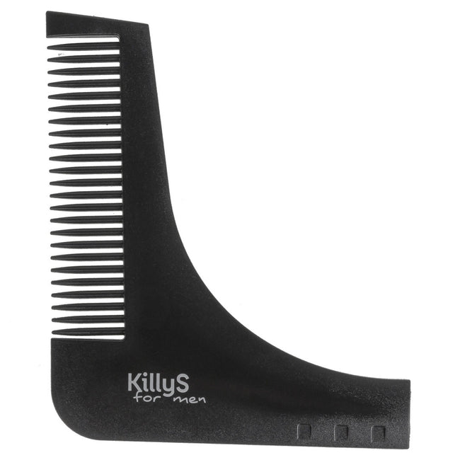 KillyS For Men Beard Styling Comb drewniany grzebień do stylizacji brody