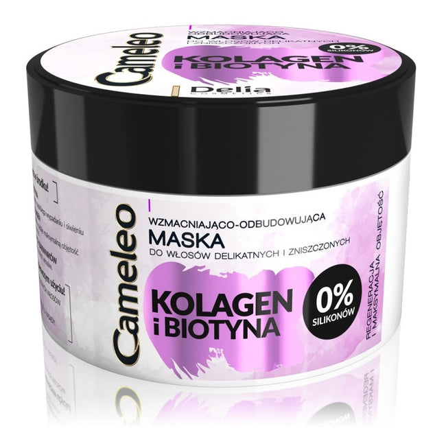 Cameleo Kolagen i Biotyna maska wzmacniająco-odbudowująca bez silikonów 200ml
