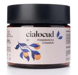 Flagolie Ciałocud naturalny odżywczy peeling do ciała Pomarańcza z Cynamonem 250g