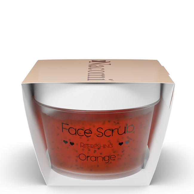 Nacomi Face Scrub peeling odświeżający do twarzy i ust Orange 80g
