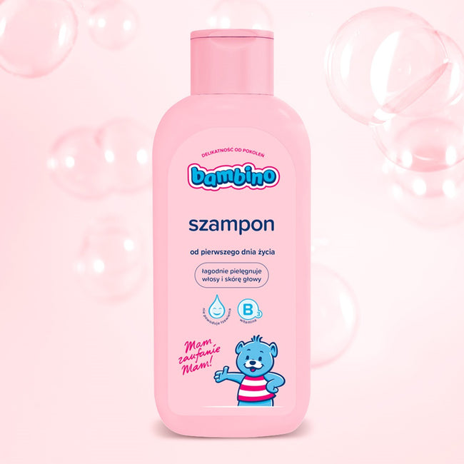 Bambino Szampon z witaminą B3 dla dzieci i niemowląt 400ml