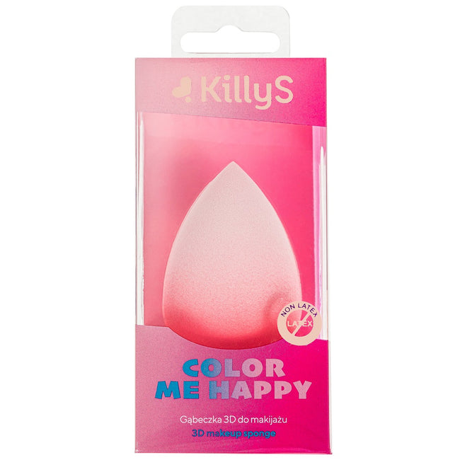 KillyS Color Me Happy gąbeczka 3D do makijażu Brzoskwiniowa
