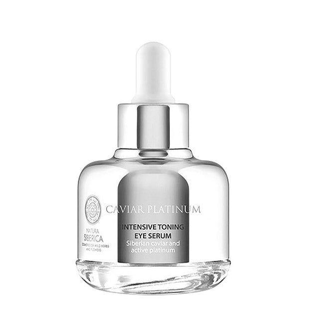 Natura Siberica Caviar Platinum intensywnie tonizujące serum na okolice oczu z kawiorem i platyną 30ml