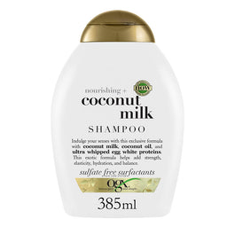 OGX Nourishing + Coconut Milk Shampoo nawilżający szampon z mleczkiem kokosowym 385ml