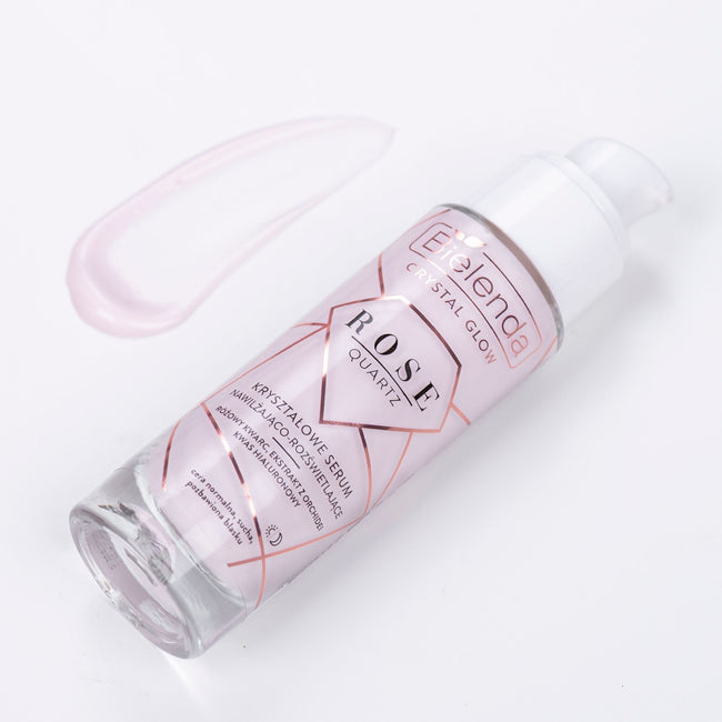 Bielenda Crystal Glow Rose Quartz kryształowe serum nawilżająco-rozświetlające 30ml