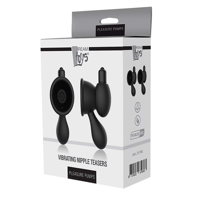 Dream Toys Pleasure Pumps Vibrating Nipple Teasers wibrujące przyssawki do sutków