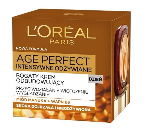 L'Oreal Paris Age Perfect Intensywne Odżywianie bogaty krem odbudowujący na dzień 50ml