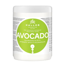 Kallos KJMN Avocado Pre-Shampoo Intensive Treatment Mask intensywnie regenerująca maska do włosów 1000ml