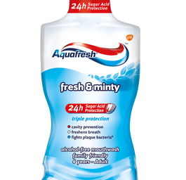 Aquafresh Fresh and Minty Mouthwash płyn do płukania jamy ustnej 500ml