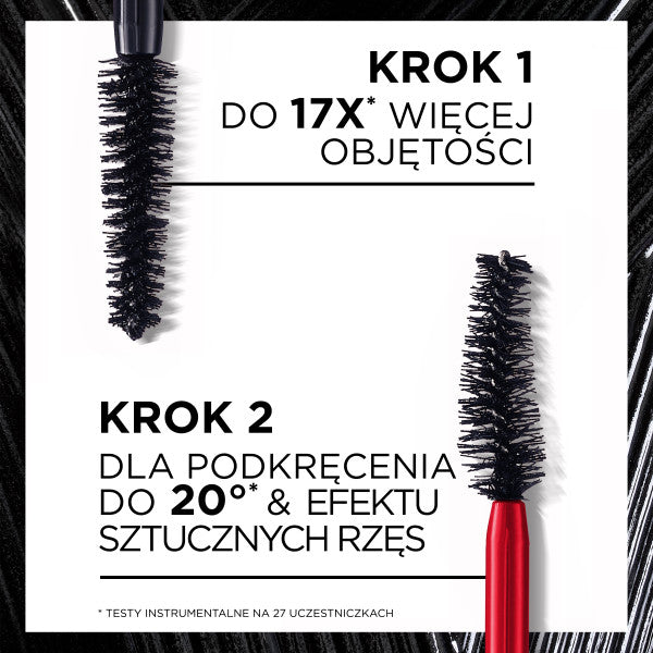 L'Oreal Paris Pro XXL Lift Mascara podwójny tusz do rzęs Black 12ml