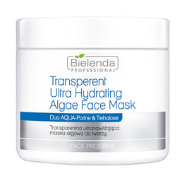 Bielenda Professional Transperent Ultra Hydrating Algae Face Mask transparentna ultranawilżająca maska algowa do twarzy 190g