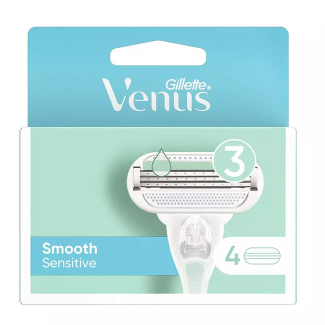 Gillette Venus Smooth Sensitive wymienne ostrza do maszynki do golenia dla kobiet 4szt