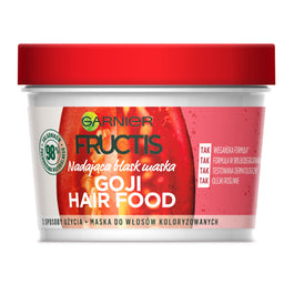 Garnier Fructis Goji Hair Food nadająca blask maska do włosów koloryzowanych 390ml