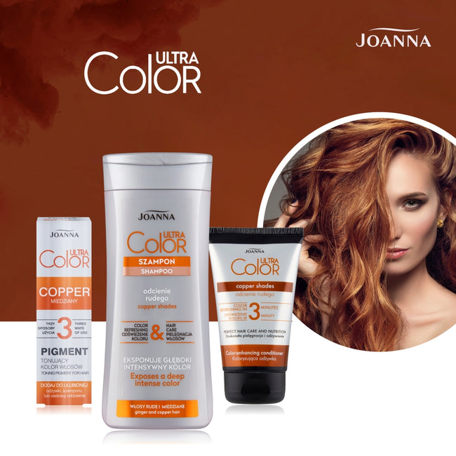 Joanna Ultra Color Pigment tonujący kolor włosów Miedziany 100ml