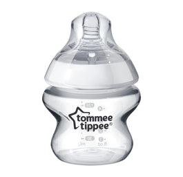 Tommee Tippee Closer To Nature butelka do karmienia ze smoczkiem silikonowym przepływ wolny 0-2m 150ml