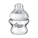 Tommee Tippee Closer To Nature butelka do karmienia ze smoczkiem silikonowym przepływ wolny 0-2m 150ml