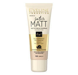 Eveline Cosmetics Satin Matt Foundation matujący podkład do twarzy 102 Vanilla 30ml