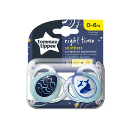 Tommee Tippee Night Time smoczek uspokajający 0-6m 2szt