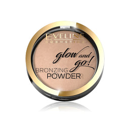 Eveline Cosmetics Glow And Go! Bronzing Powder puder brązujący w kamieniu 01