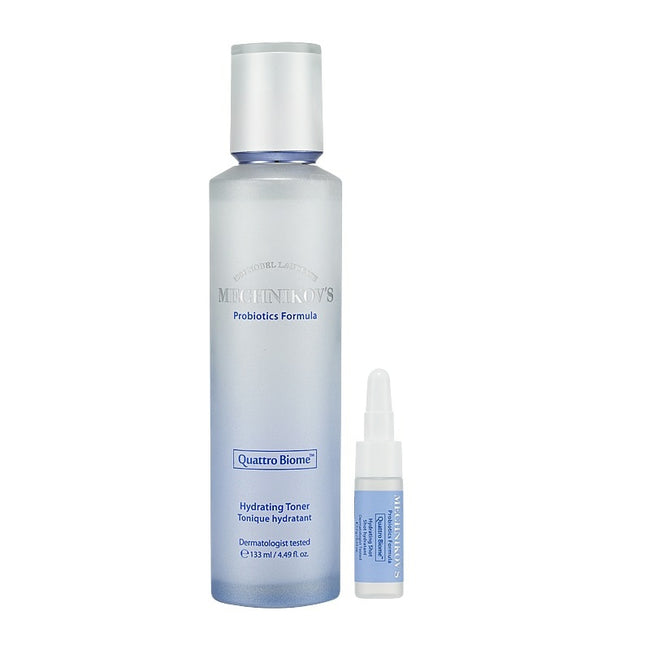 HOLIKA HOLIKA Mechnikov's Probiotics Formula zestaw tonik do twarzy 133ml + shot hialuronowy 7g